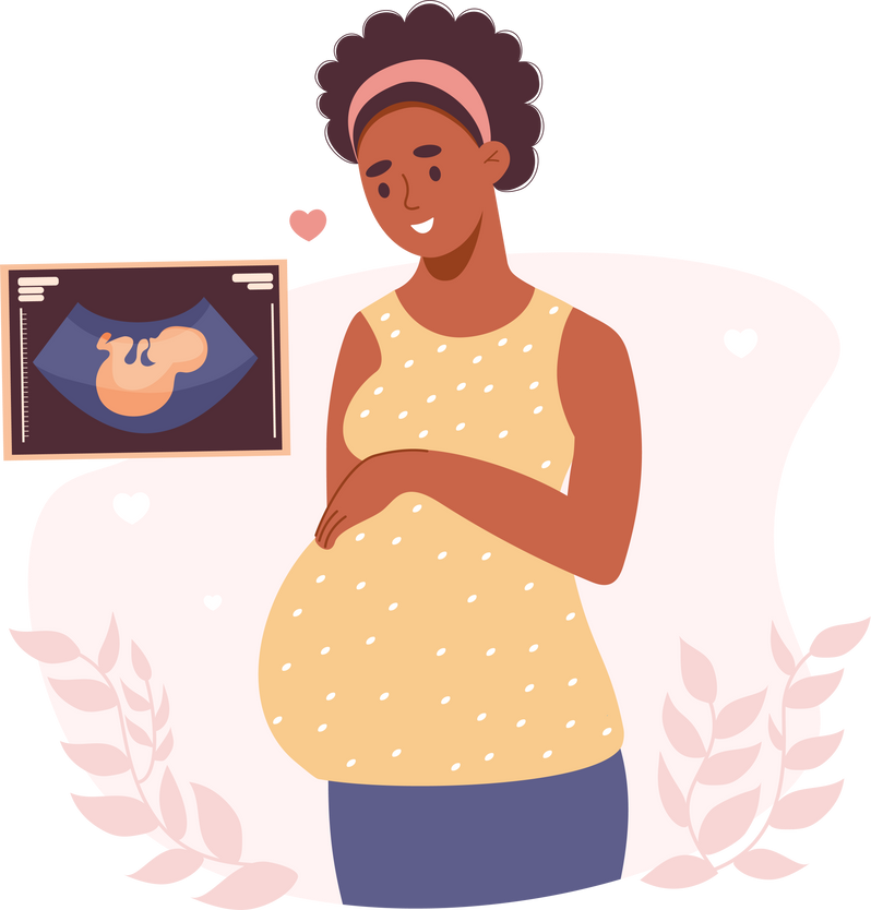 Pregnant Woman Illustration