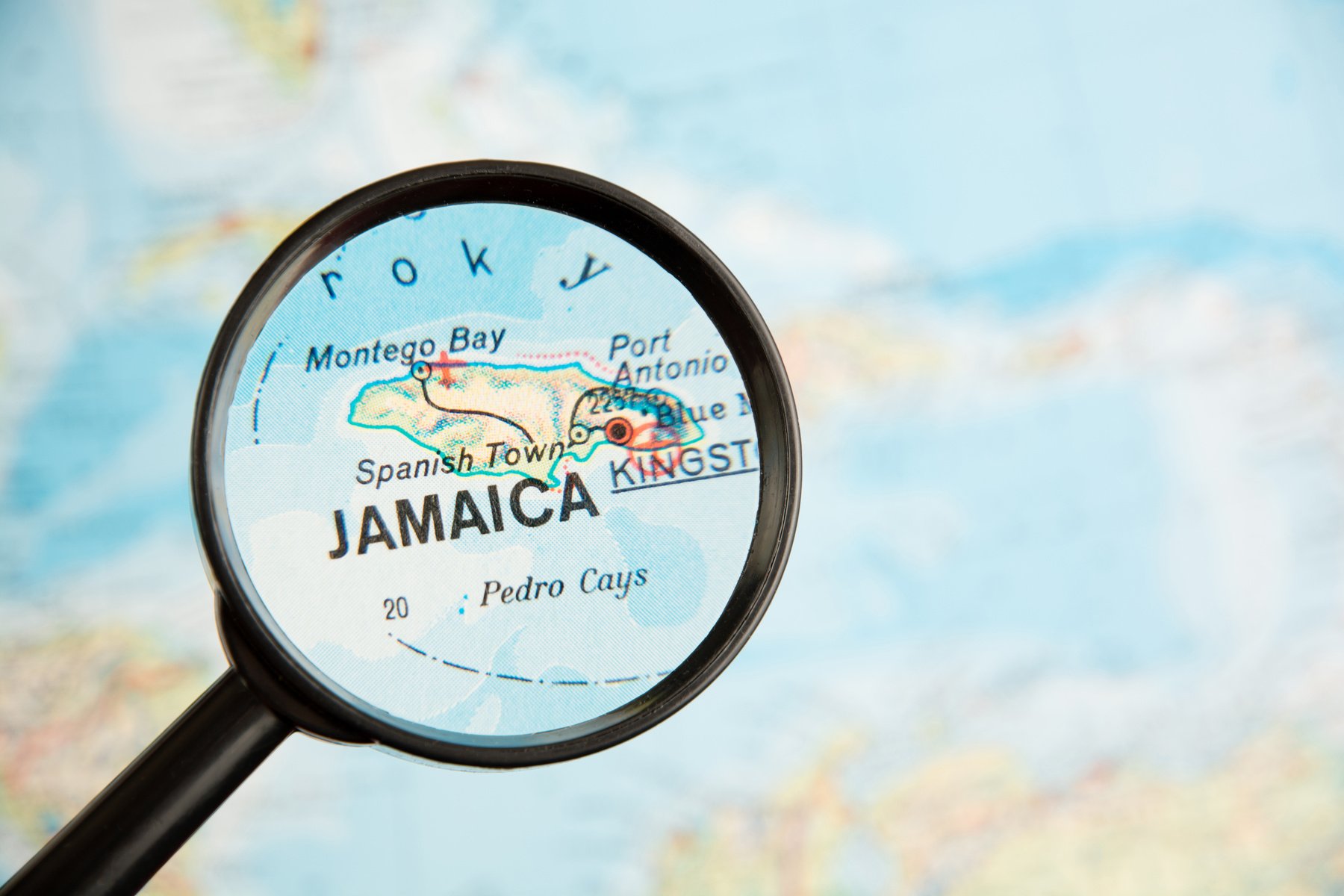 Jamaica map